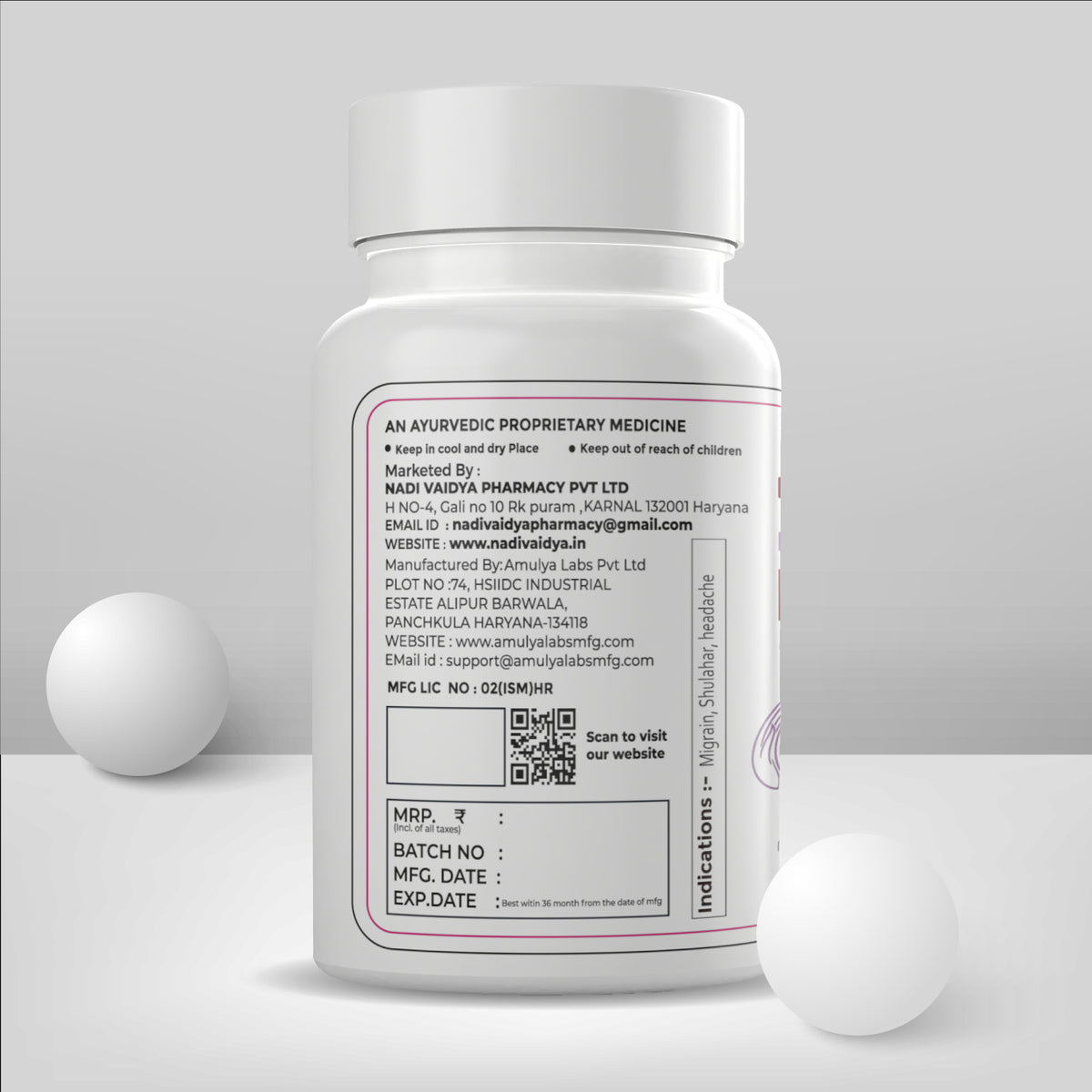 NADI VAIDYA MIGRAINE CARE TABLET
